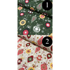 Christmas runner color chart — 1 Green, 2 Beige